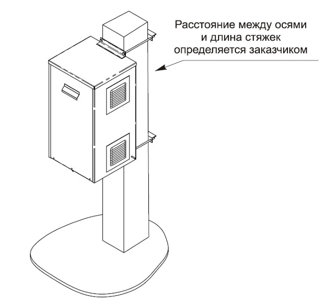 Lider Ш1/0,9-2,0 (абрис, установка на столб или опору)